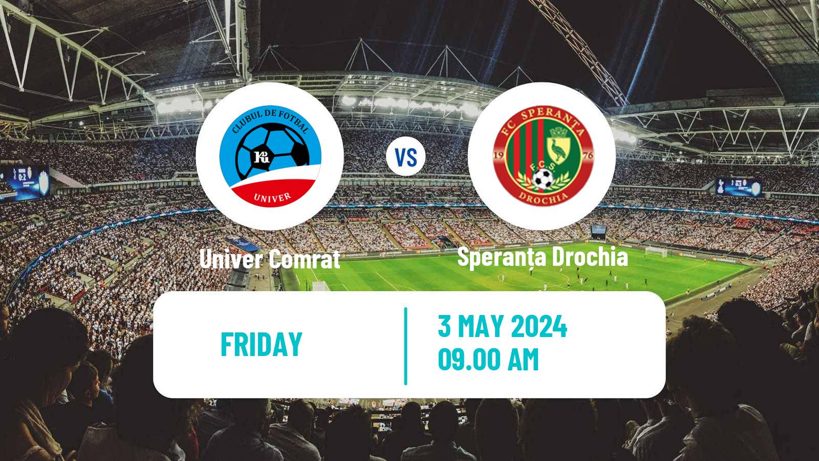 Soccer Moldovan Super Liga Univer Comrat - Speranța Drochia