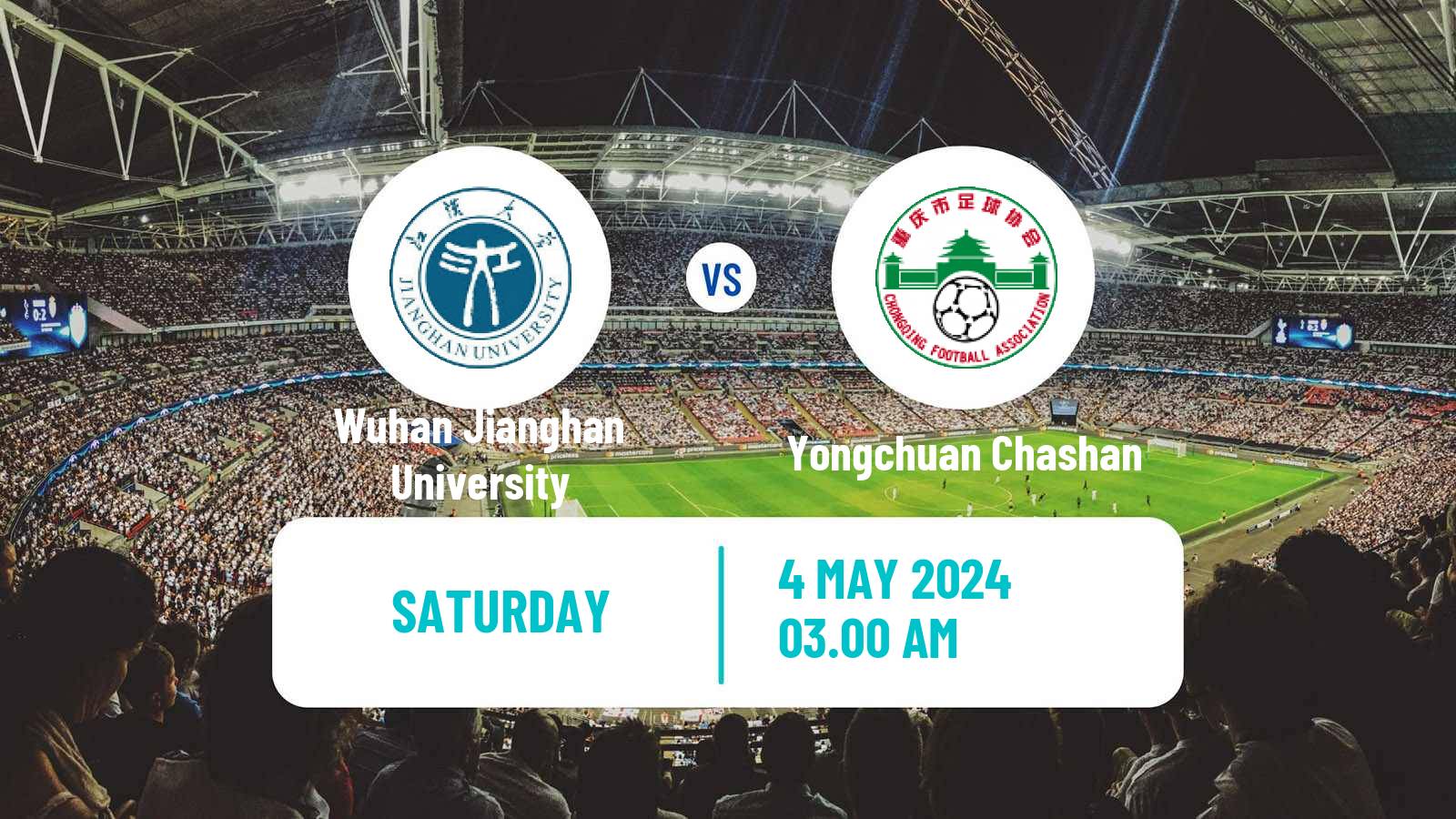 Soccer Chinese Super League Women Wuhan Jianghan University - Yongchuan Chashan