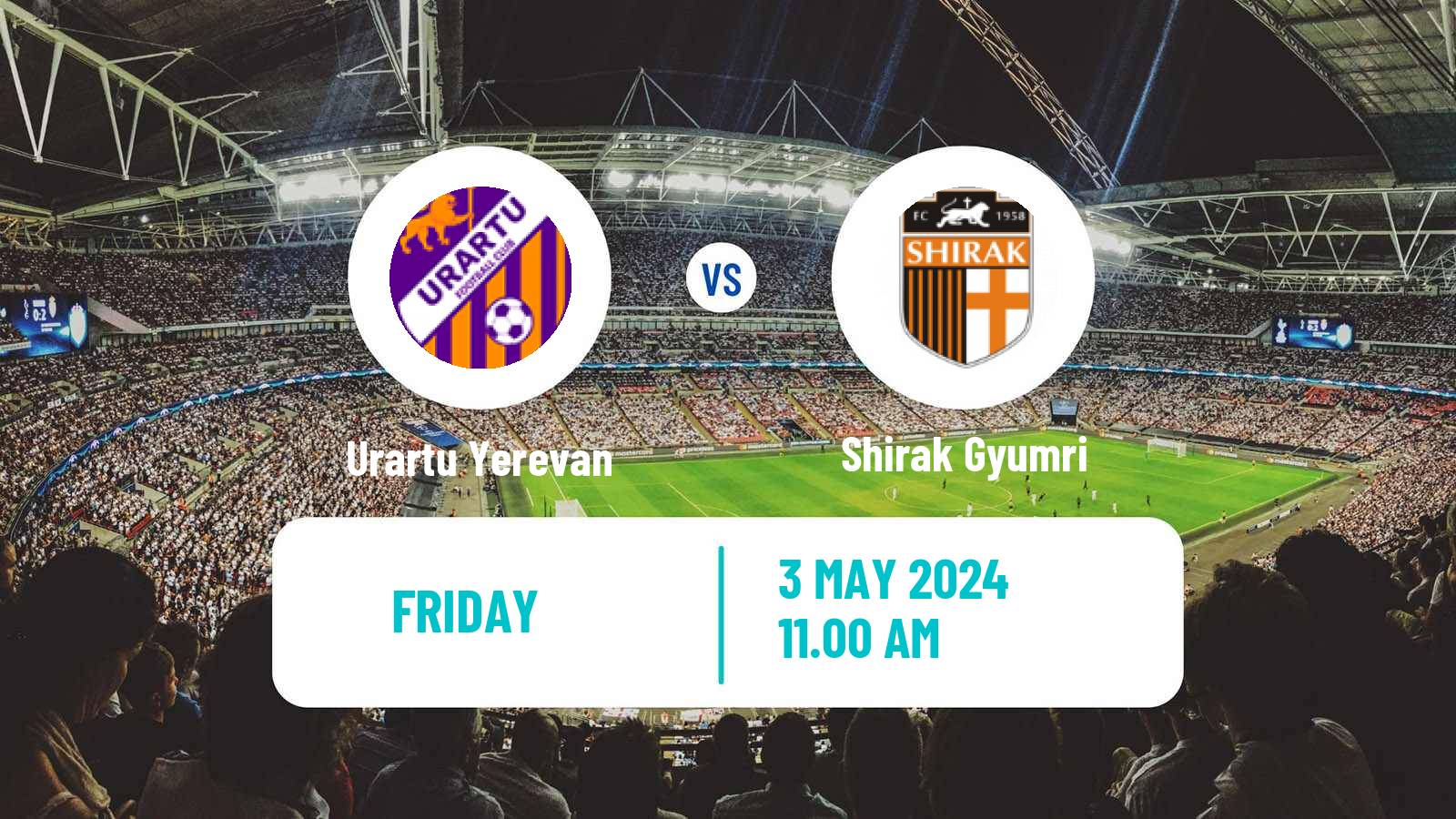 Soccer Armenian Premier League Urartu Yerevan - Shirak Gyumri