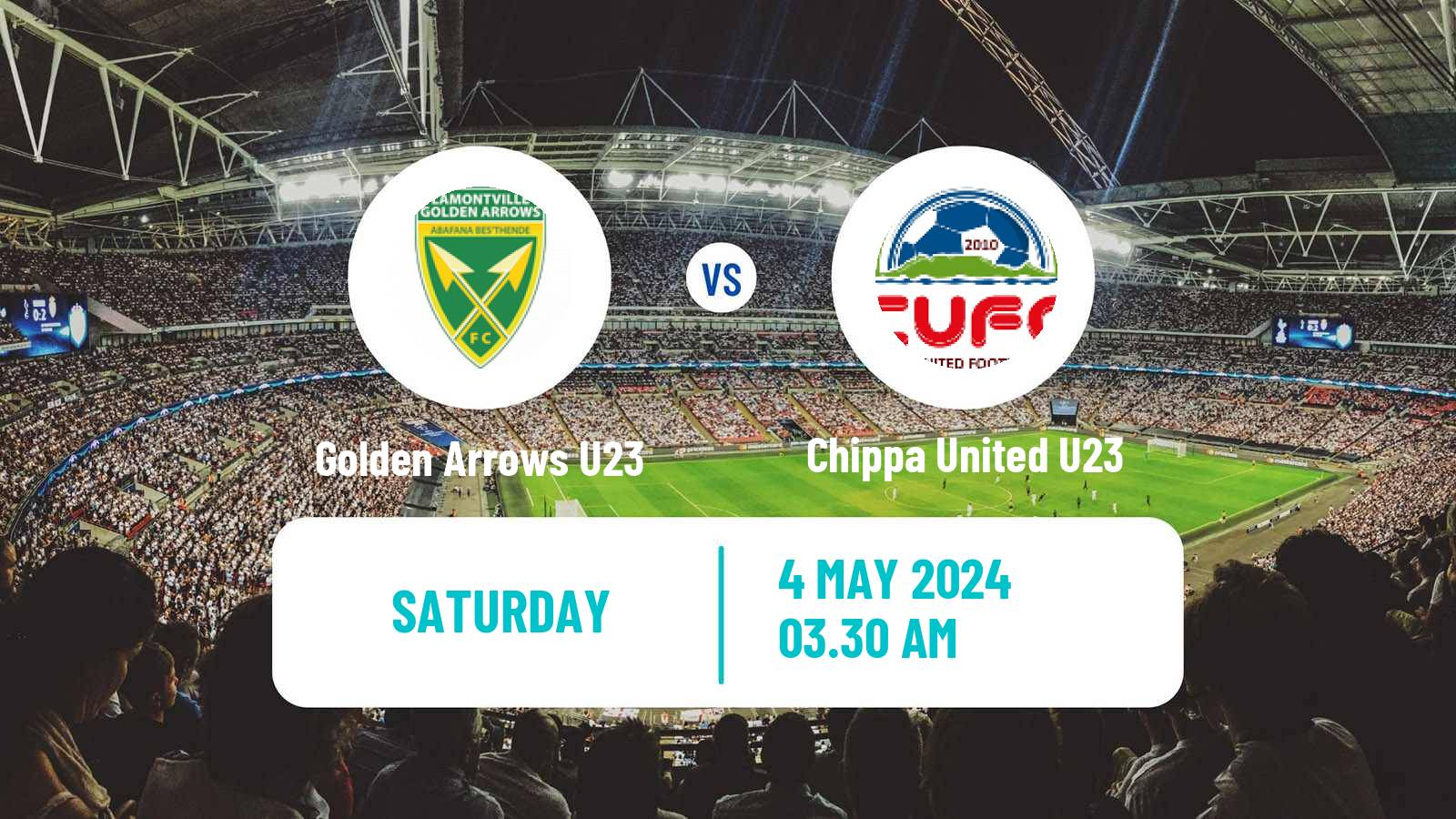 Soccer South African Diski Challenge Golden Arrows U23 - Chippa United U23