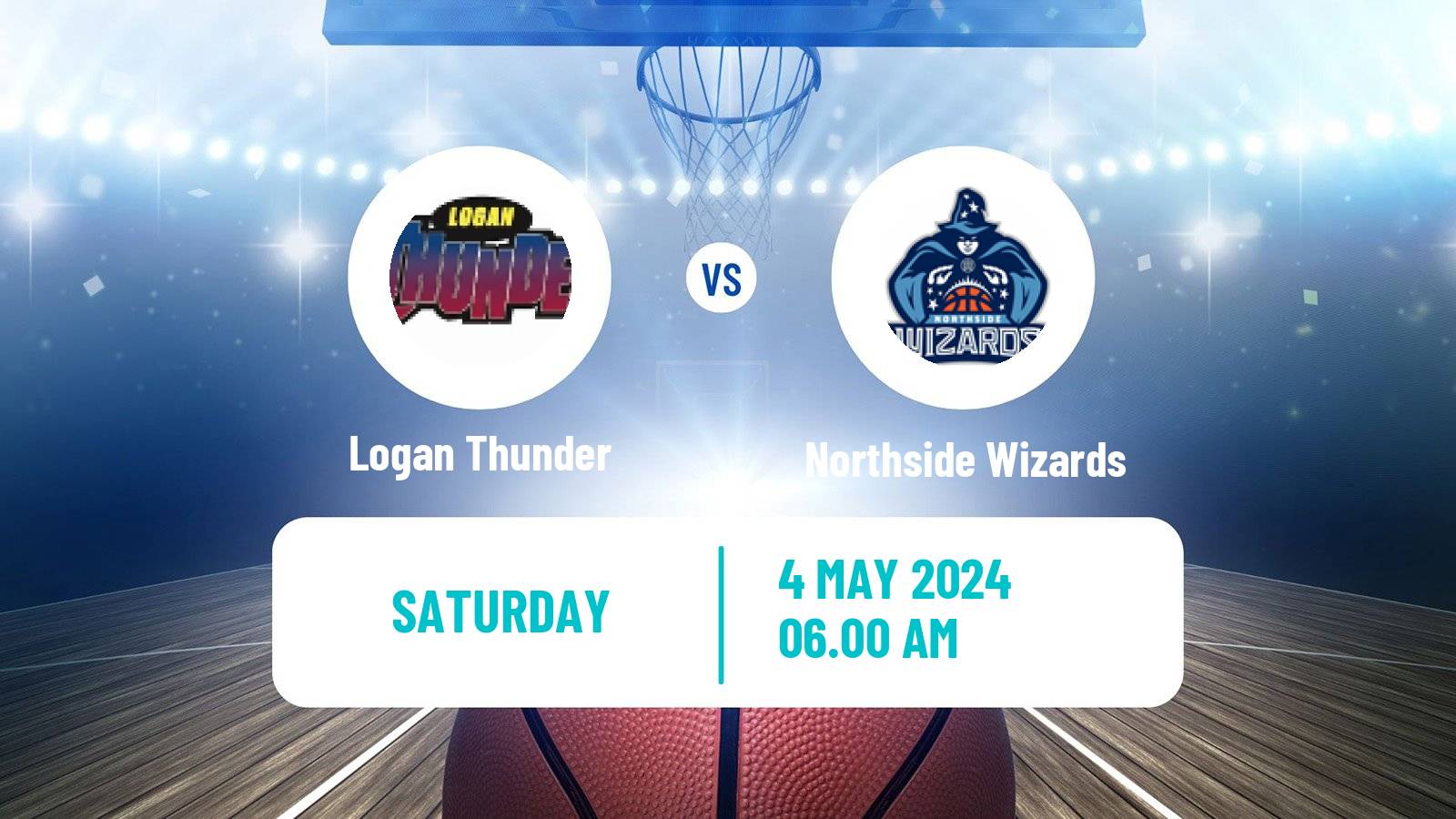 Basketball Australian NBL1 North Logan Thunder - Northside Wizards