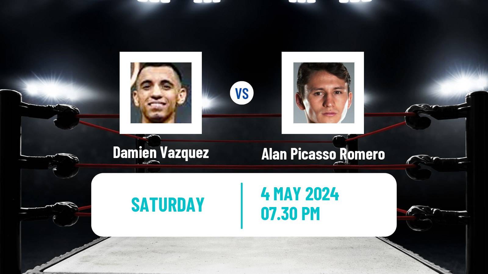 Boxing Super Bantamweight Others Matches Men Damien Vazquez - Alan Picasso Romero