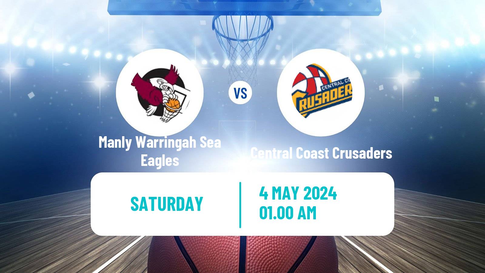 Basketball Australian NBL1 East Women Manly Warringah Sea Eagles - Central Coast Crusaders