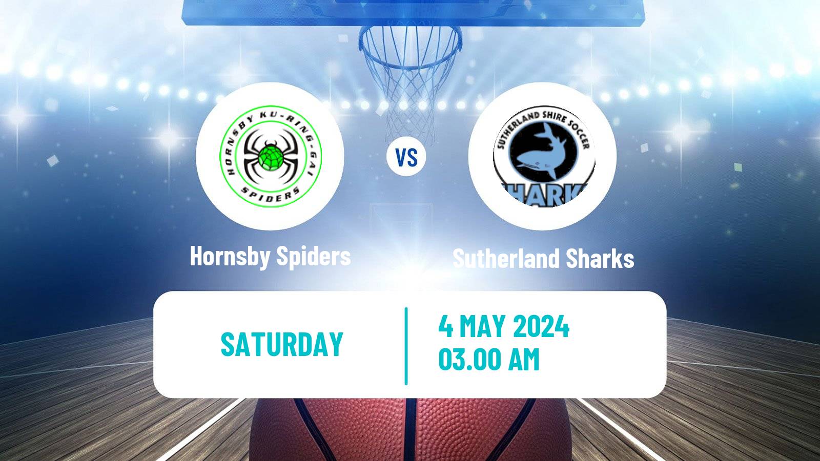 Basketball Australian NBL1 East Women Hornsby Spiders - Sutherland Sharks