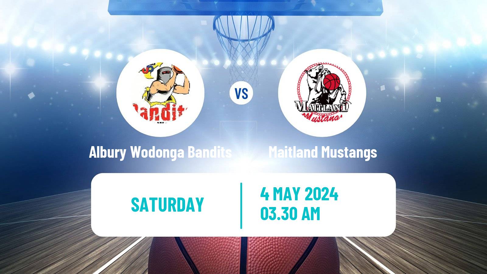 Basketball Australian NBL1 East Women Albury Wodonga Bandits - Maitland Mustangs