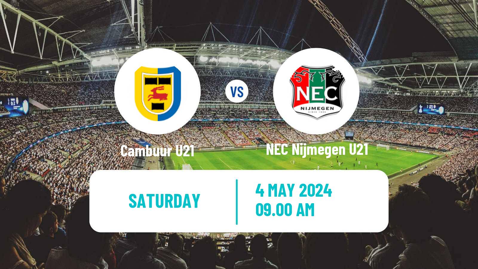 Soccer Dutch Divisie 1 U21 Cambuur U21 - NEC Nijmegen U21