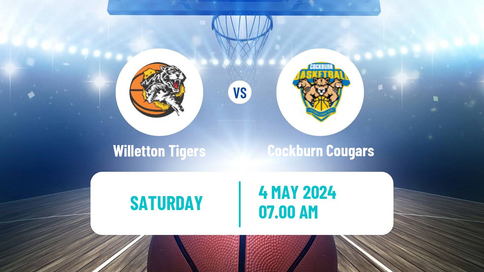 Basketball Australian NBL1 West Willetton Tigers - Cockburn Cougars
