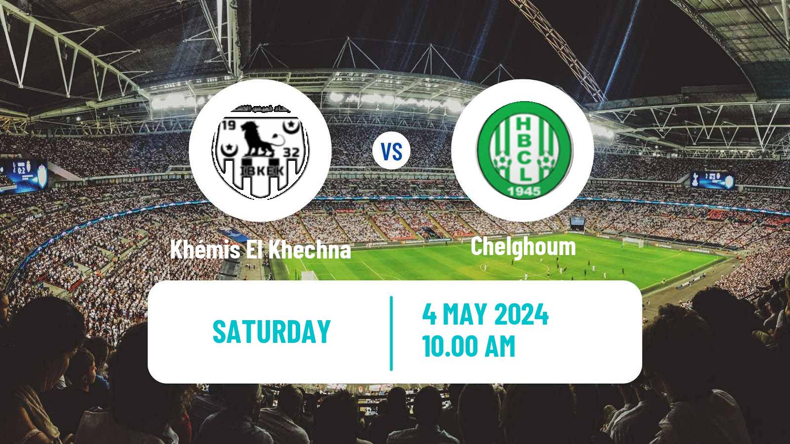Soccer Algerian Ligue 2 Khémis El Khechna - Chelghoum