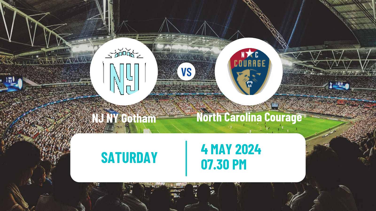 Soccer NWSL NJ NY Gotham - North Carolina Courage