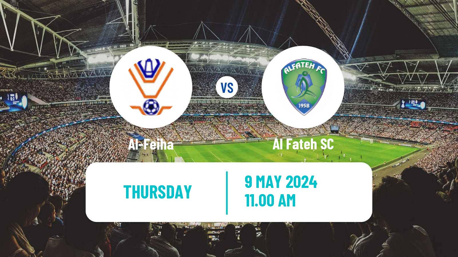 Soccer Saudi Professional League Al-Feiha - Al Fateh