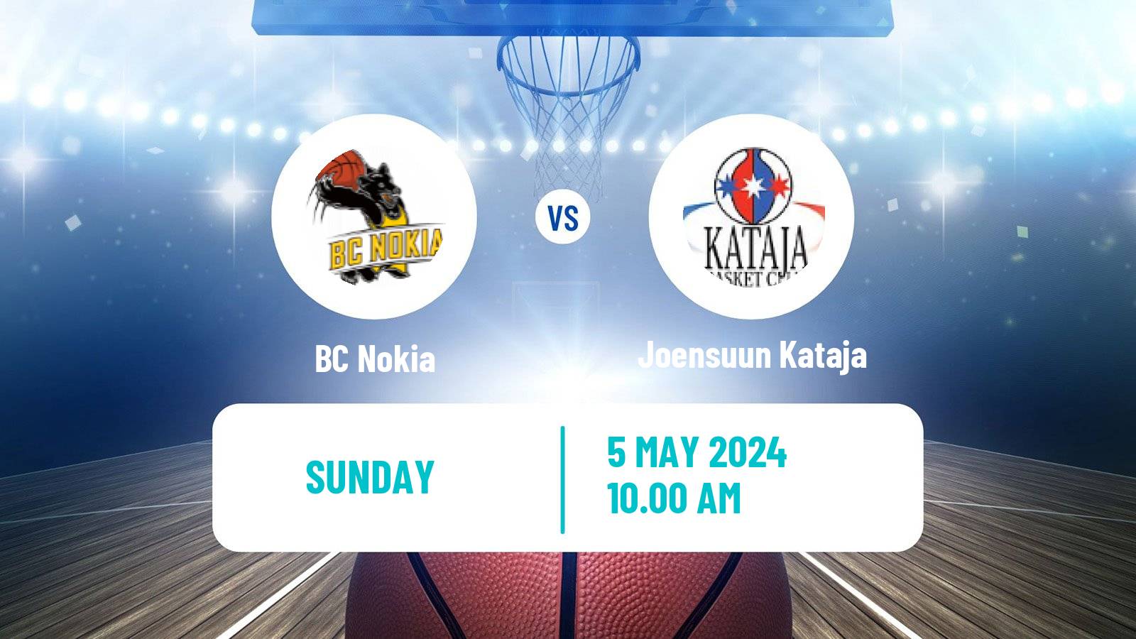 Basketball Finnish Korisliiga BC Nokia - Joensuun Kataja