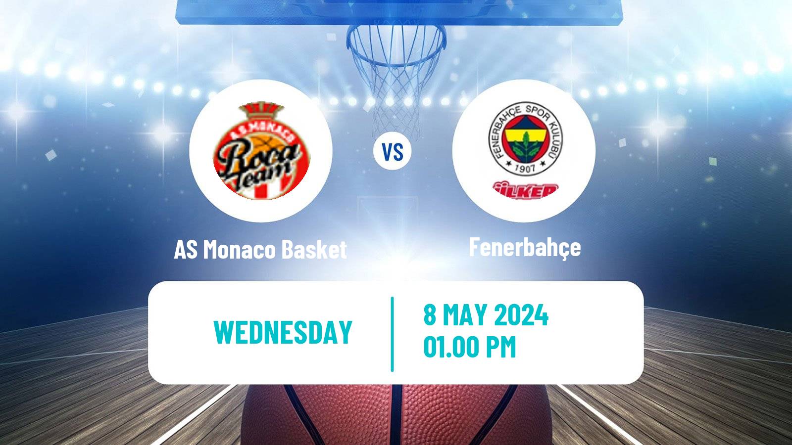 Basketball Euroleague AS Monaco Basket - Fenerbahçe