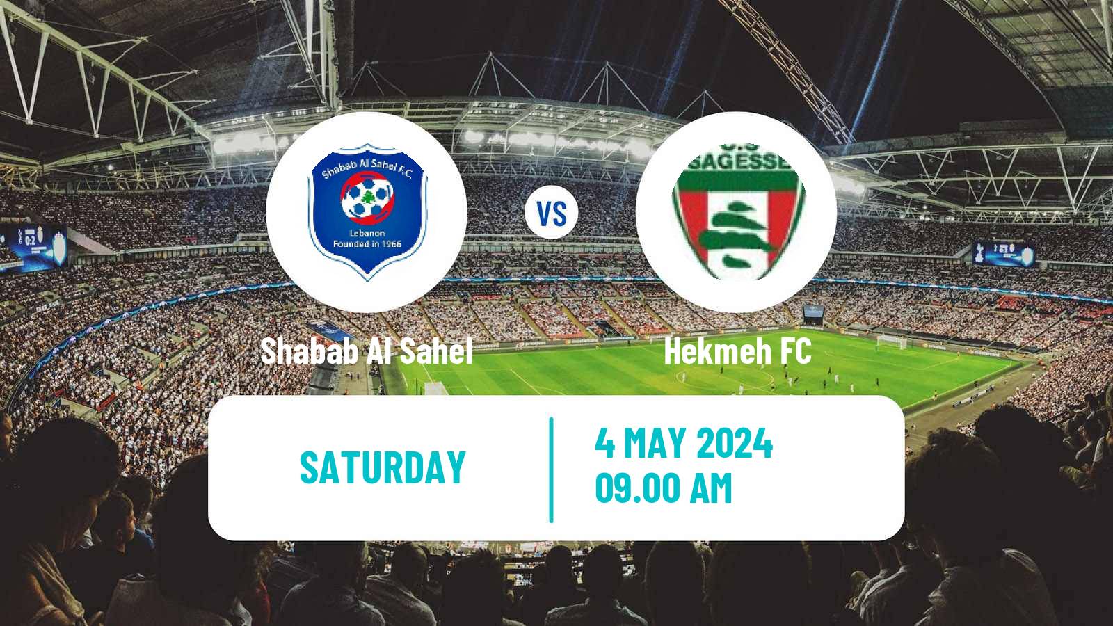 Soccer Lebanese Premier League Shabab Al Sahel - Hekmeh