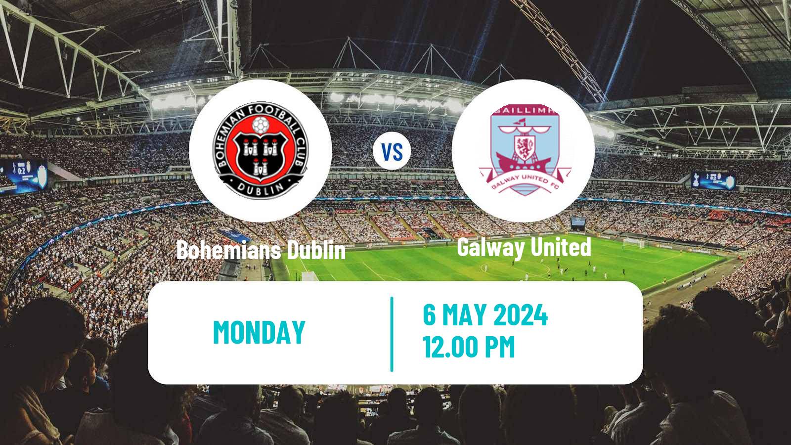 Soccer Irish Premier Division Bohemians Dublin - Galway United