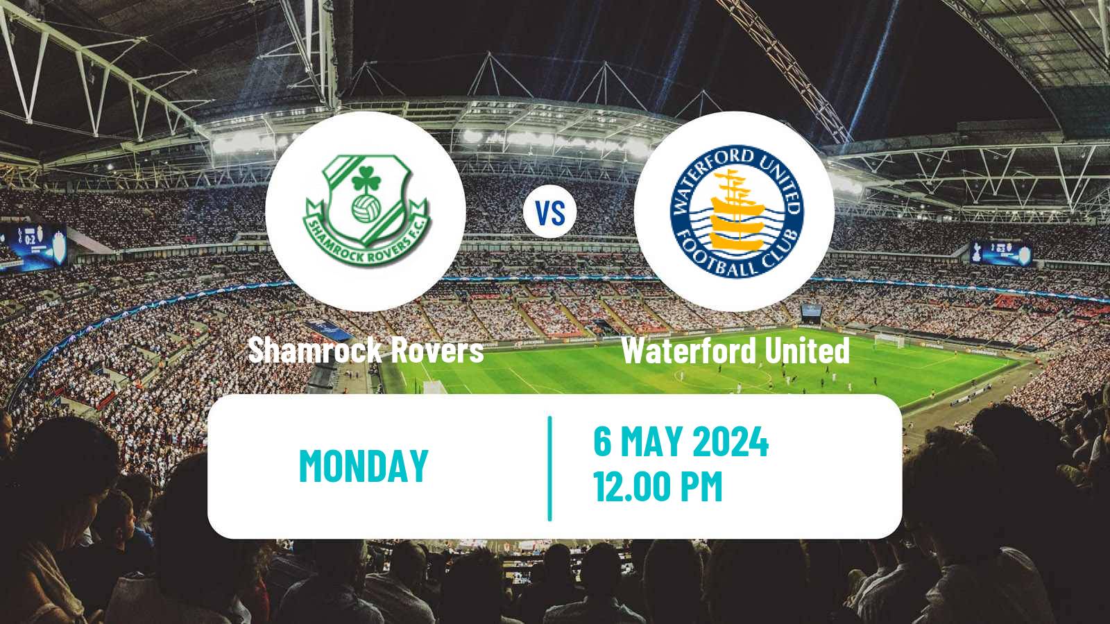 Soccer Irish Premier Division Shamrock Rovers - Waterford United