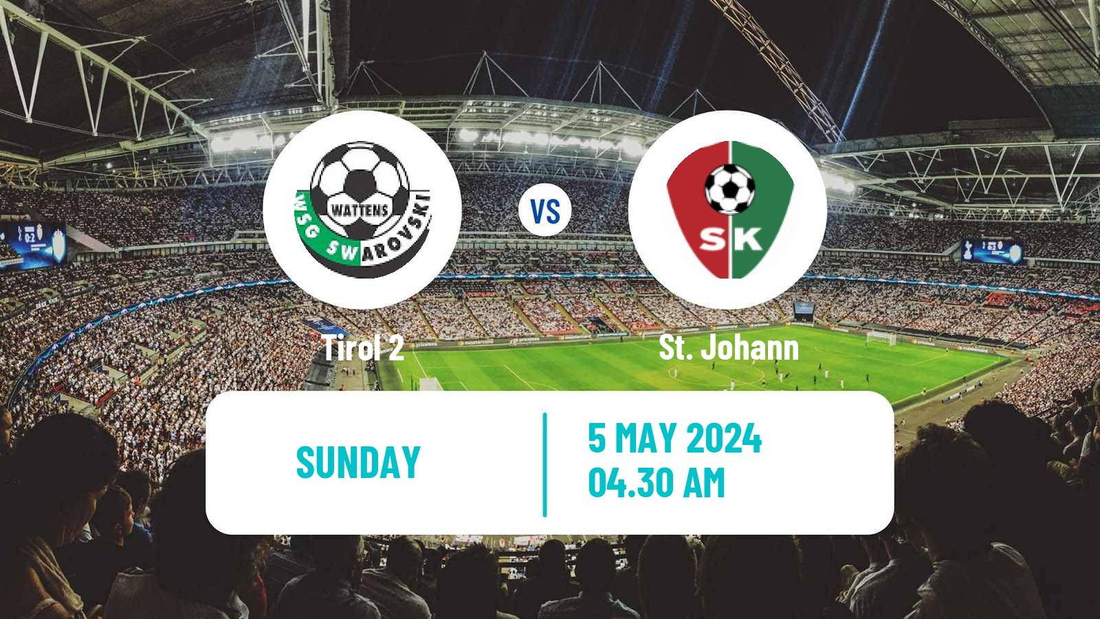 Soccer Austrian Landesliga Tirol Tirol 2 - St. Johann