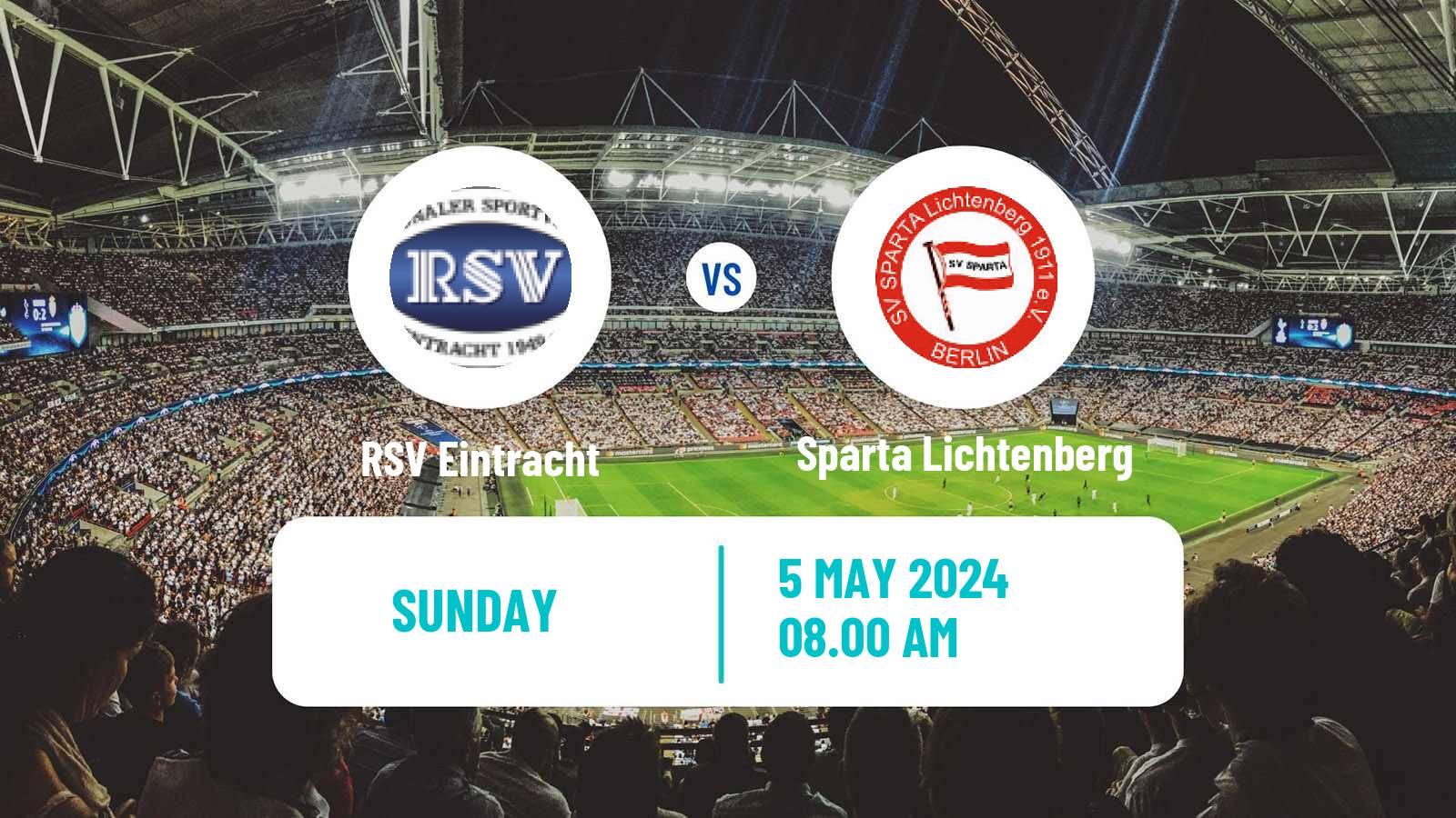 Soccer German Oberliga NOFV-Nord RSV Eintracht - Sparta Lichtenberg