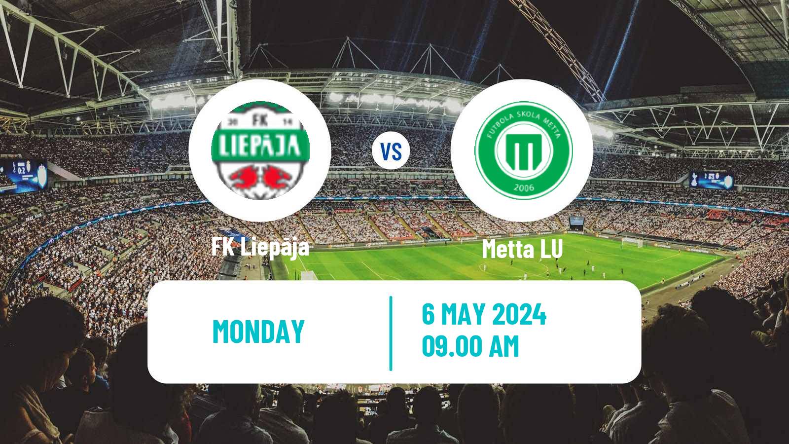 Soccer Latvian Virsliga Liepāja - Metta LU