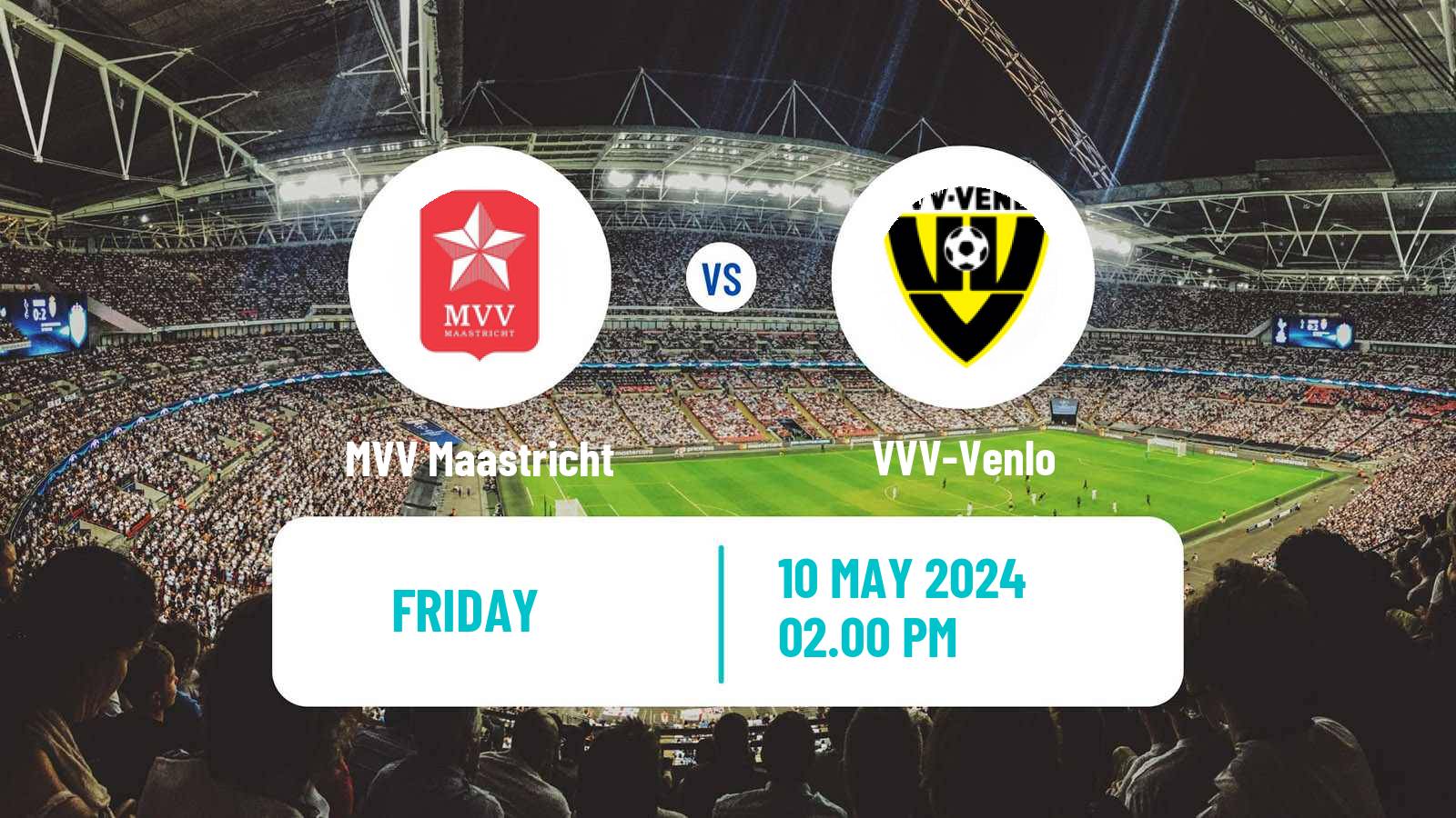 Soccer Dutch Eerste Divisie MVV Maastricht - VVV-Venlo