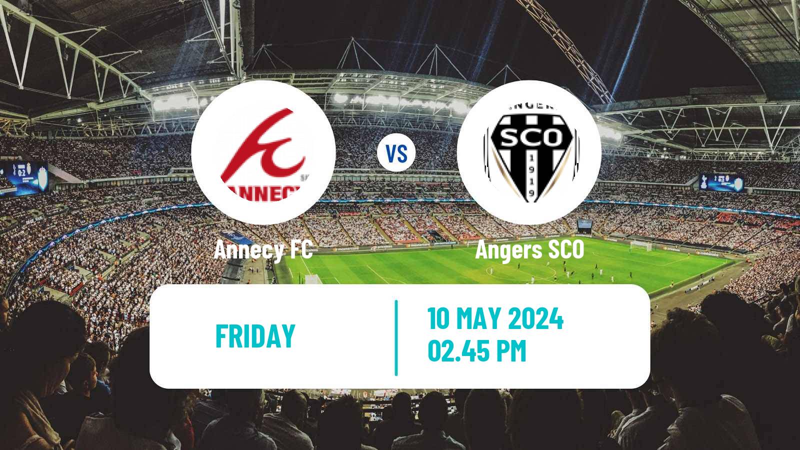 Soccer French Ligue 2 Annecy - Angers