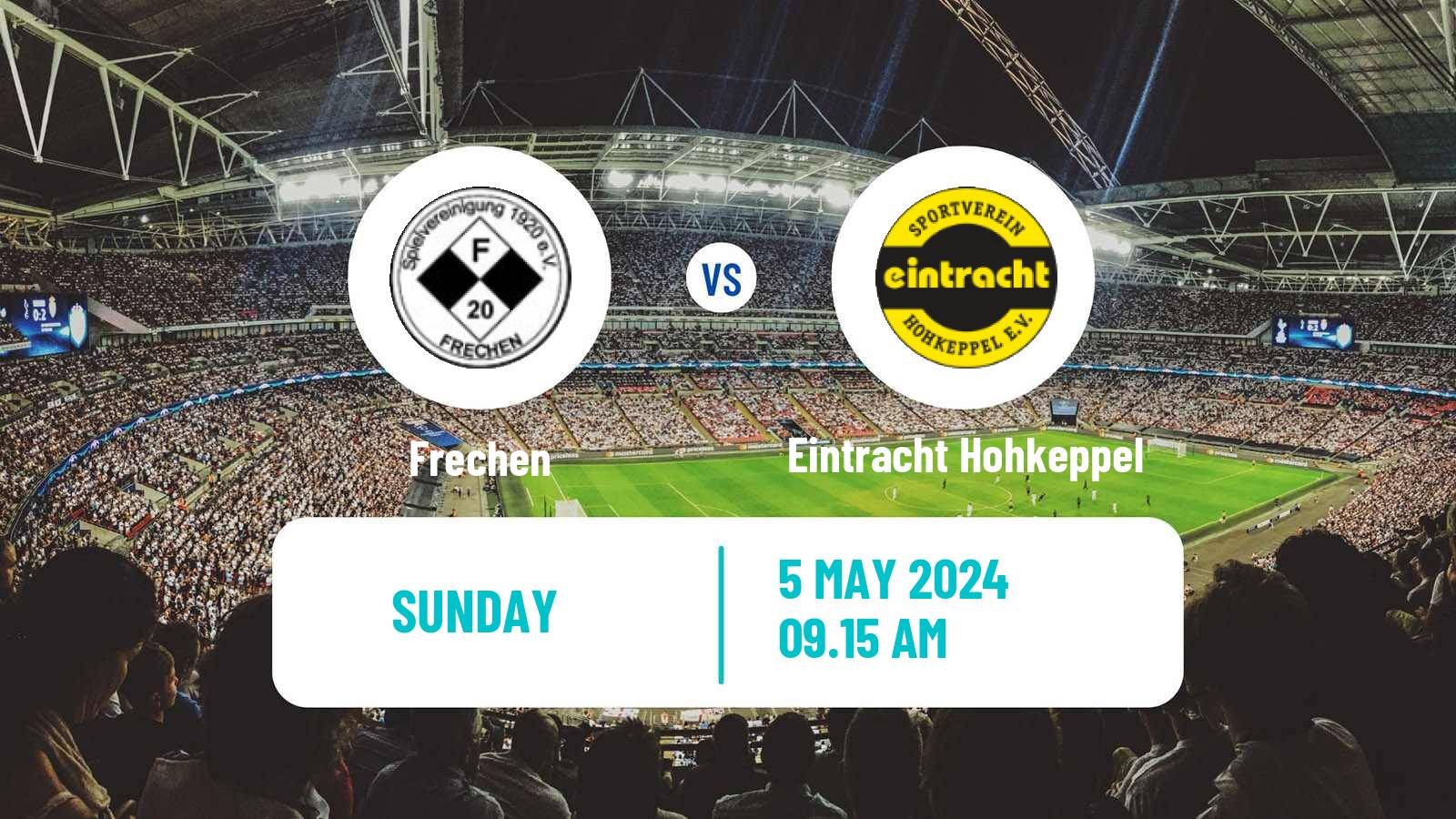 Soccer German Oberliga Mittelrhein Frechen - Eintracht Hohkeppel