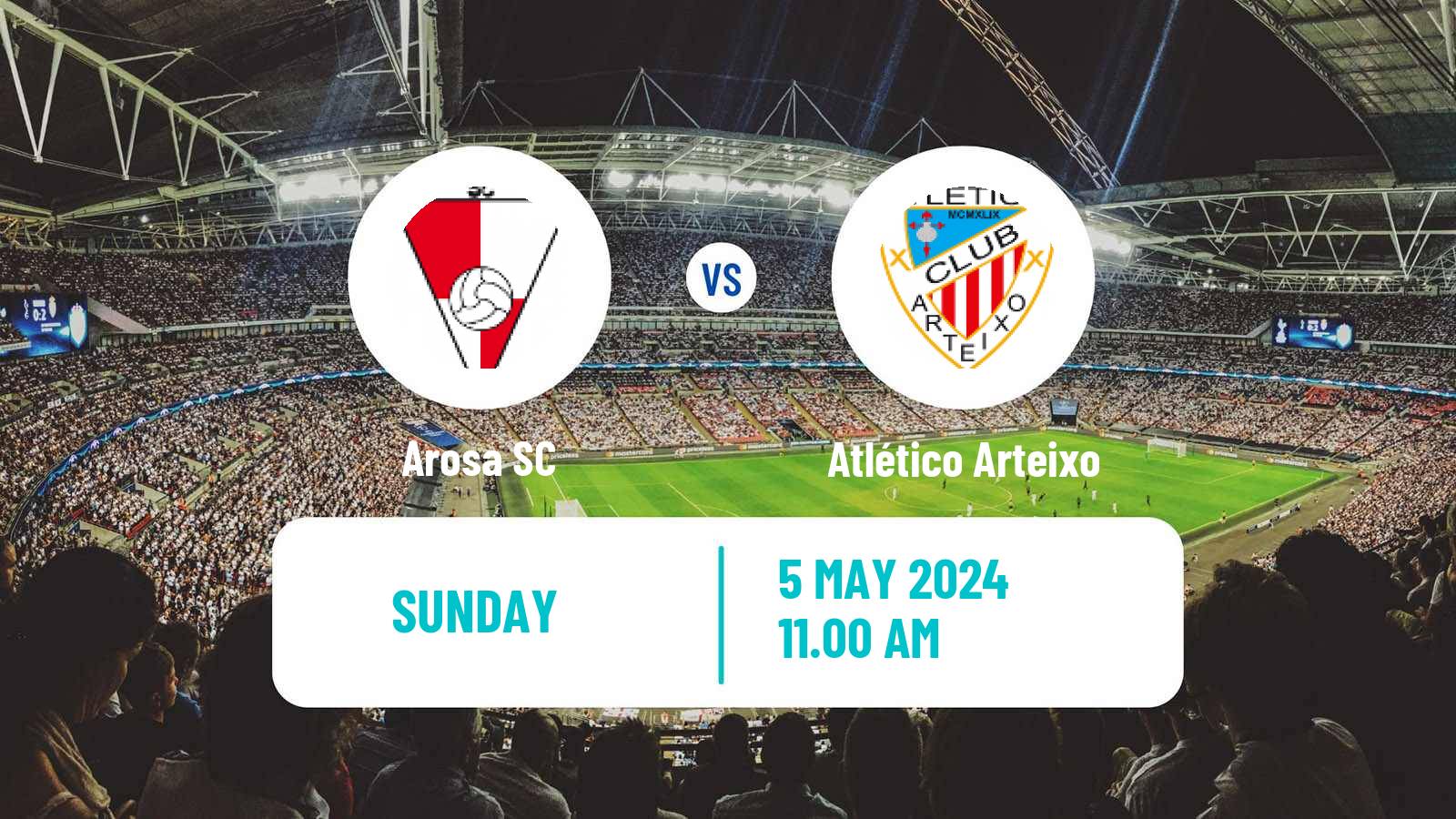 Soccer Spanish Tercera RFEF - Group 1 Arosa - Atlético Arteixo