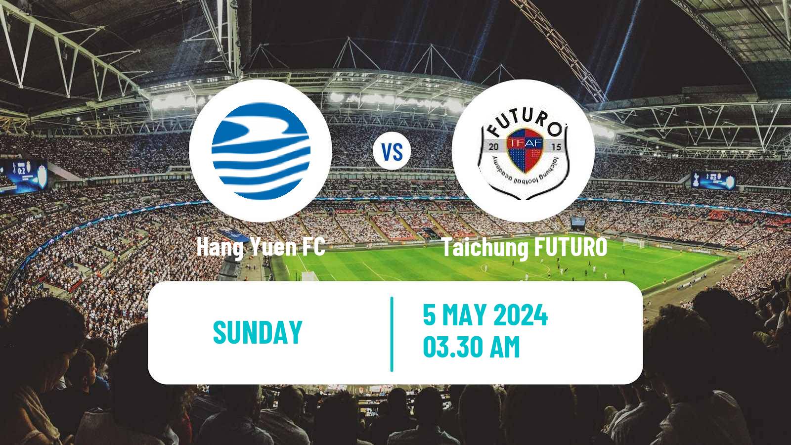 Soccer Taiwan Premier League Hang Yuen - Taichung FUTURO