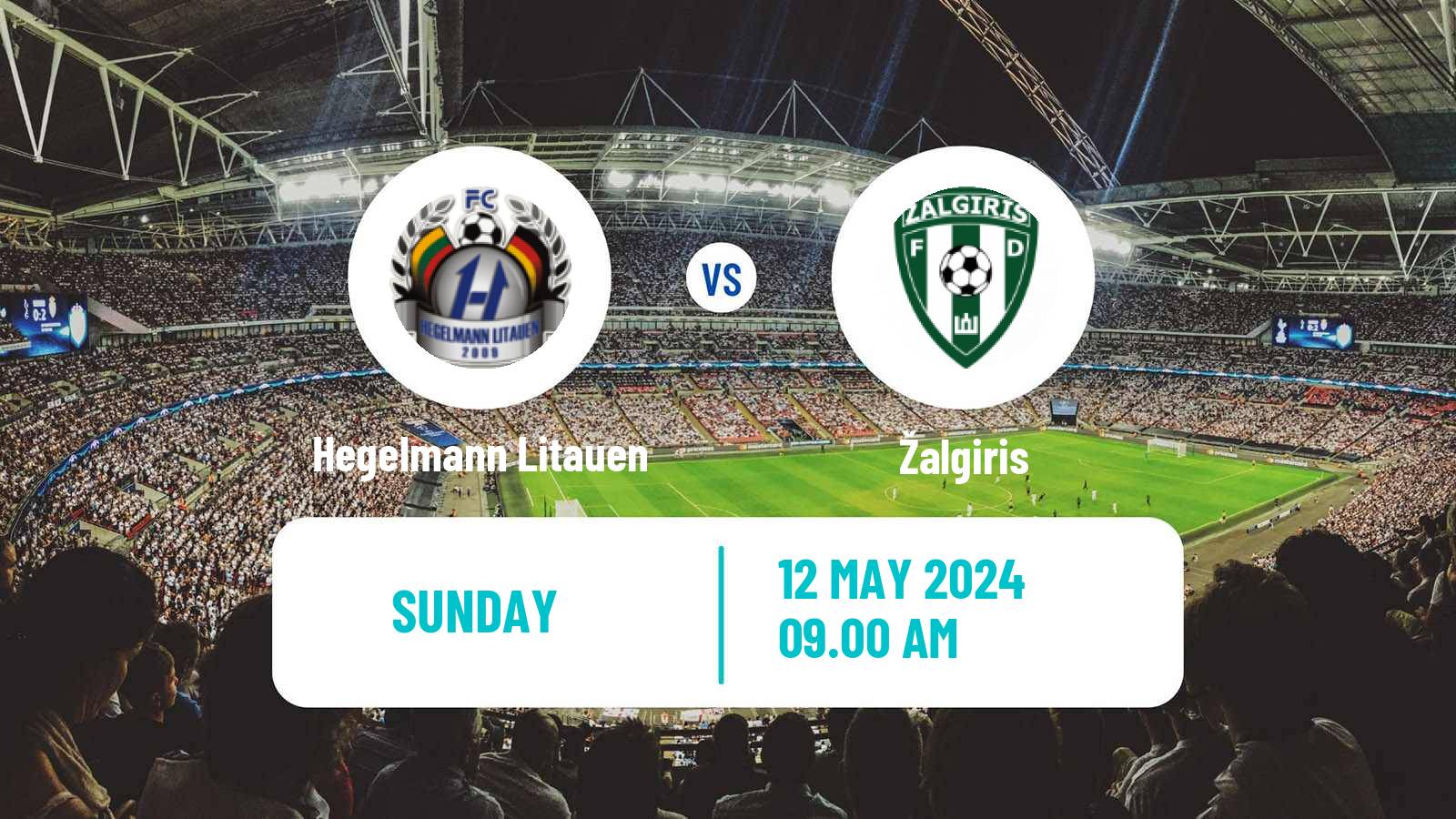 Soccer Lithuanian A Lyga Hegelmann Litauen - Žalgiris