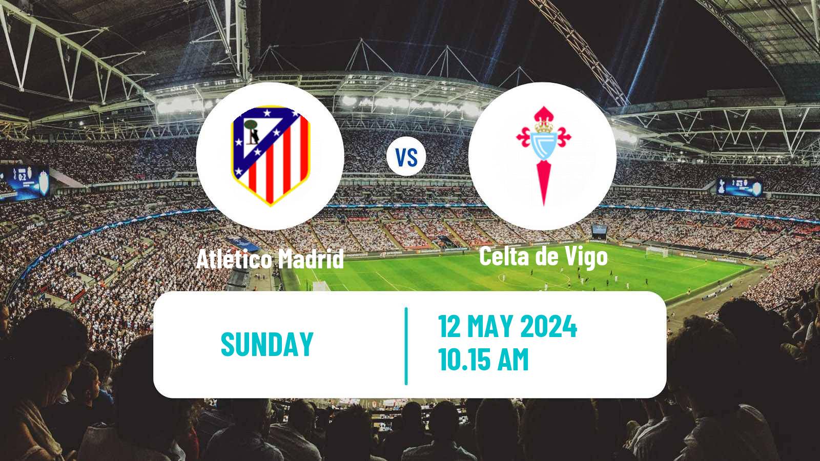 Soccer Spanish LaLiga Atlético Madrid - Celta de Vigo