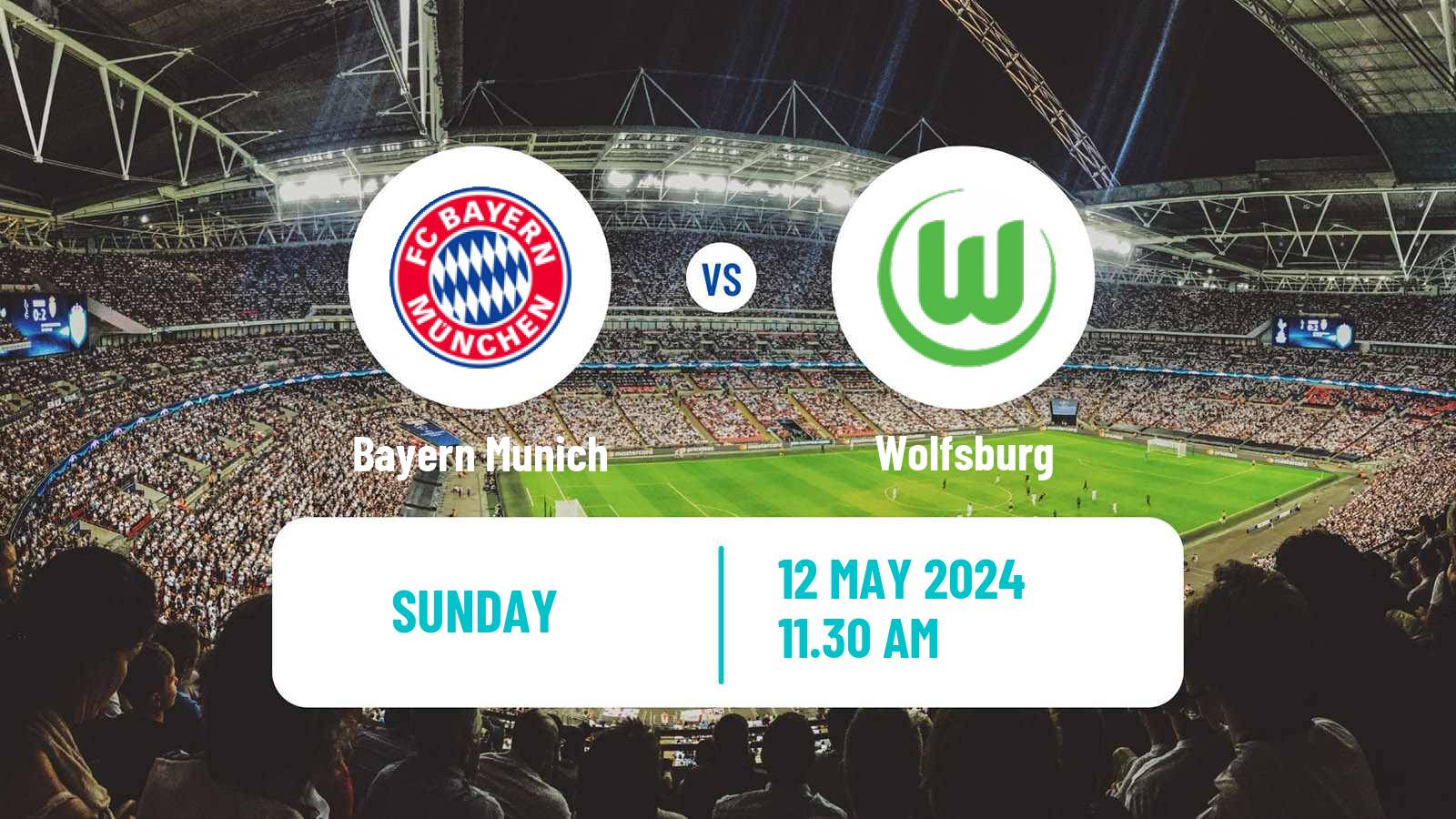 Soccer German Bundesliga Bayern Munich - Wolfsburg