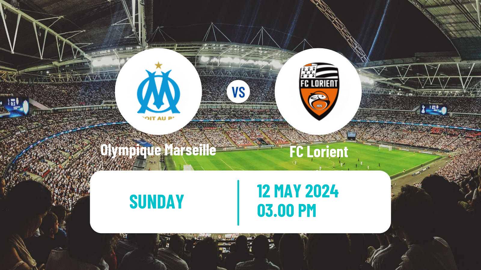 Soccer French Ligue 1 Olympique Marseille - Lorient