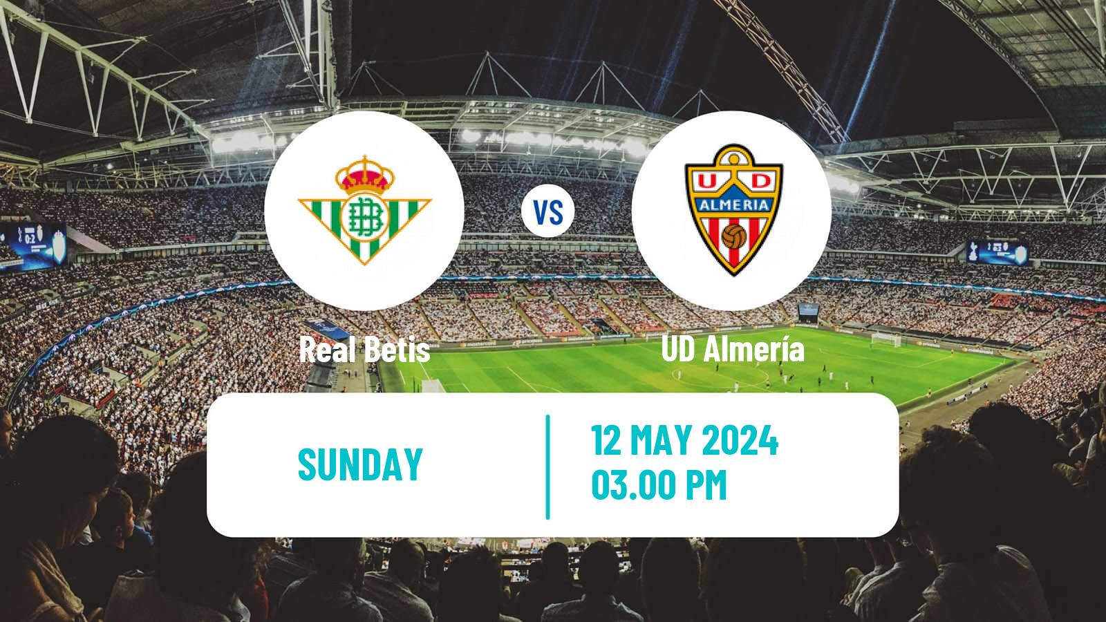 Soccer Spanish LaLiga Betis - Almería
