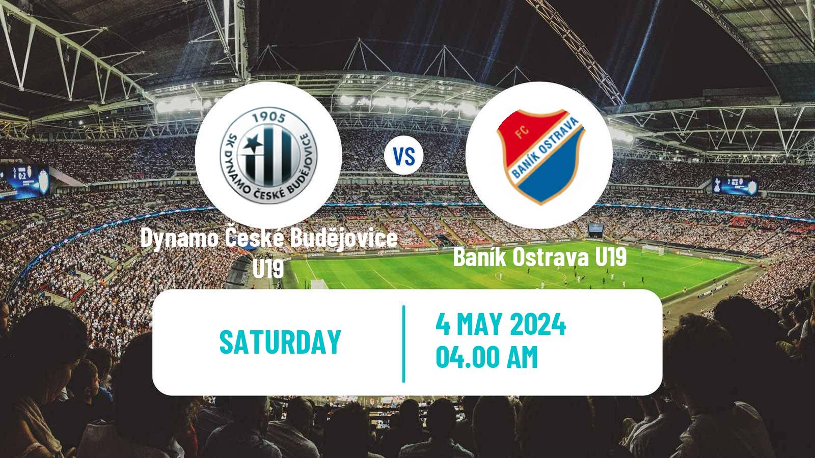 Soccer Czech U19 League Dynamo České Budějovice U19 - Baník Ostrava U19