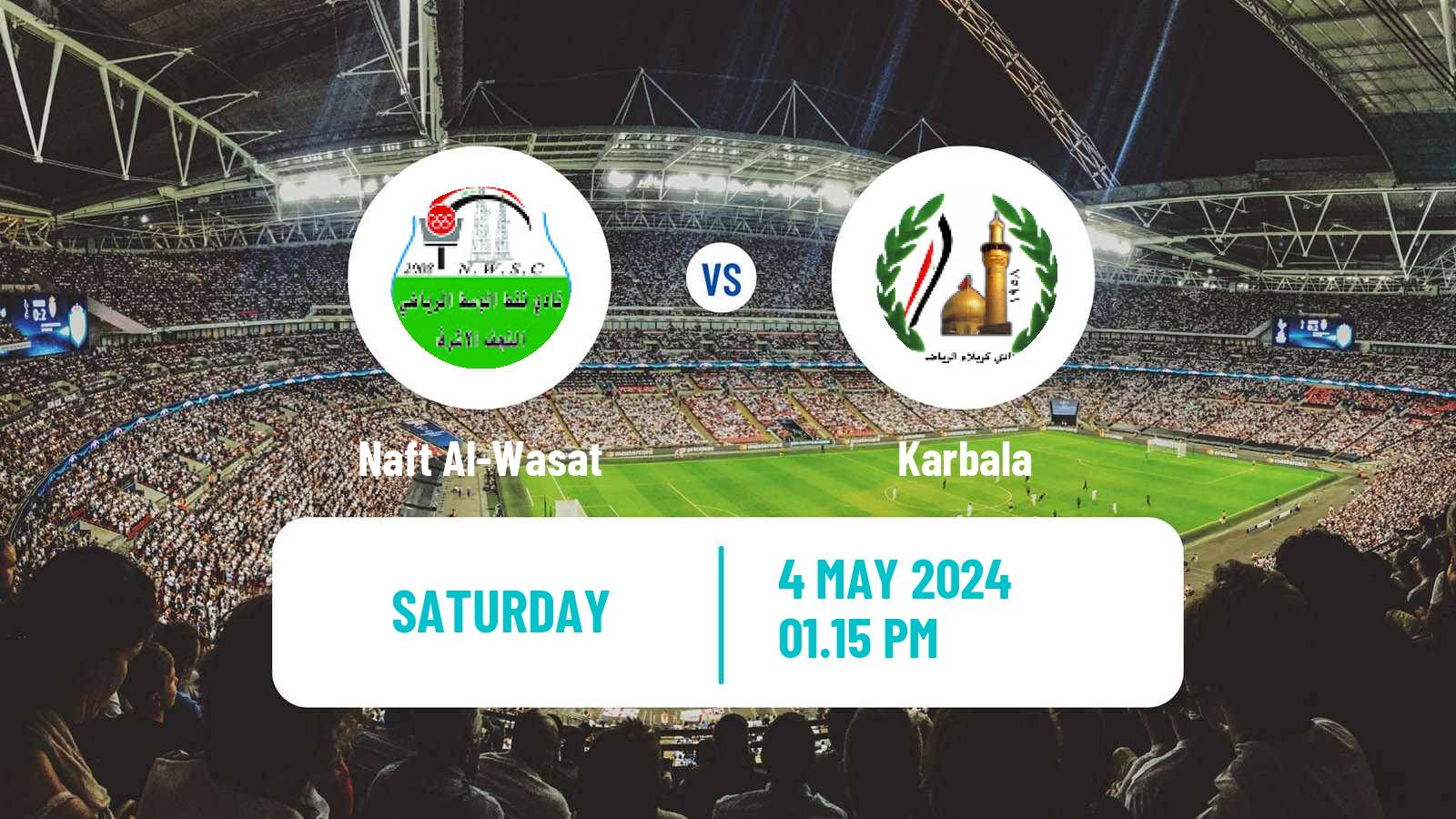 Soccer Iraqi Premier League Naft Al-Wasat - Karbala