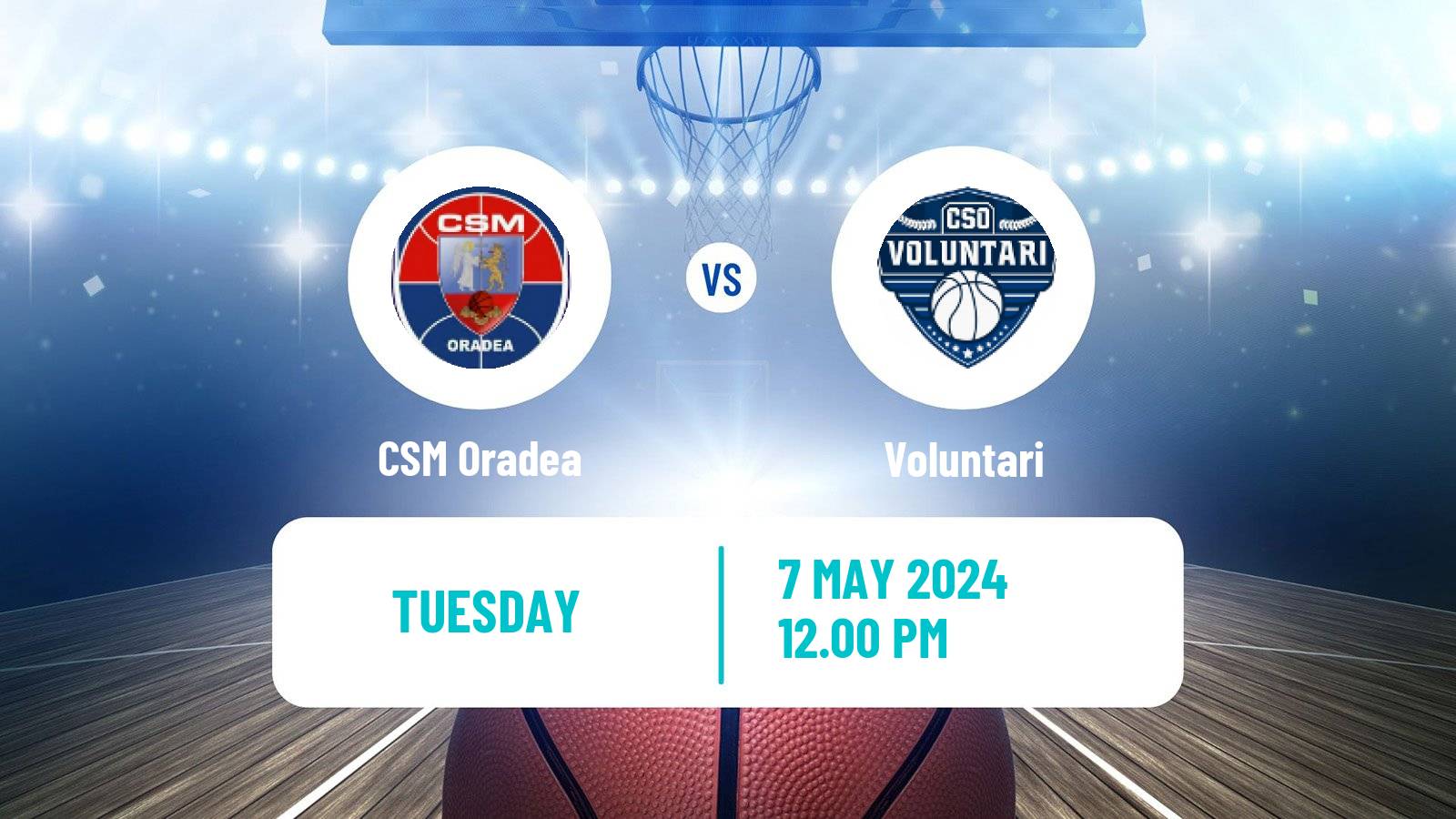 Basketball Romanian Divizia A Basketball CSM Oradea - Voluntari