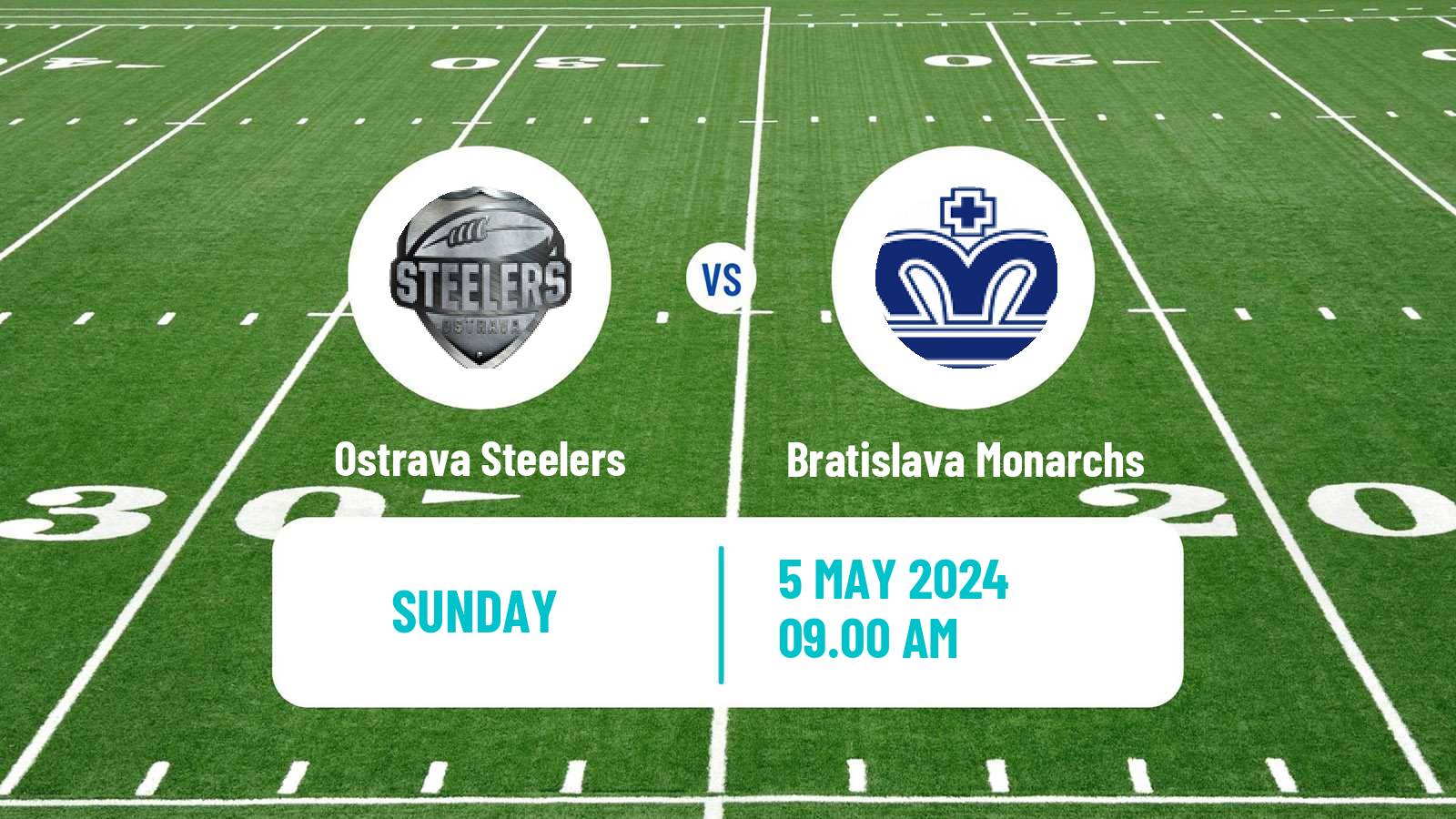 American football Czech CLAF Ostrava Steelers - Bratislava Monarchs