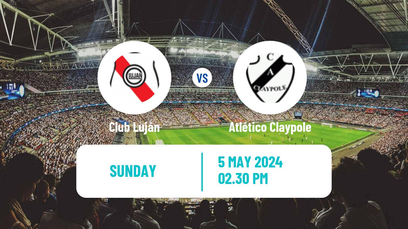 Soccer Argentinian Primera C Club Luján - Atlético Claypole