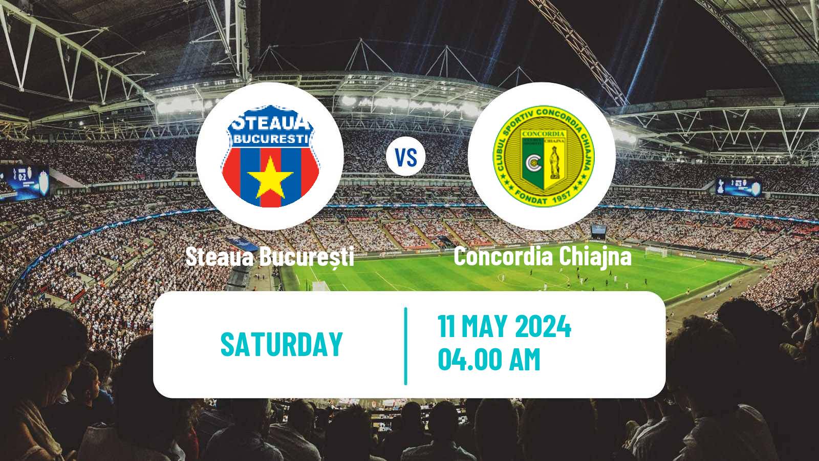 Soccer Romanian Division 2 Steaua București - Concordia Chiajna