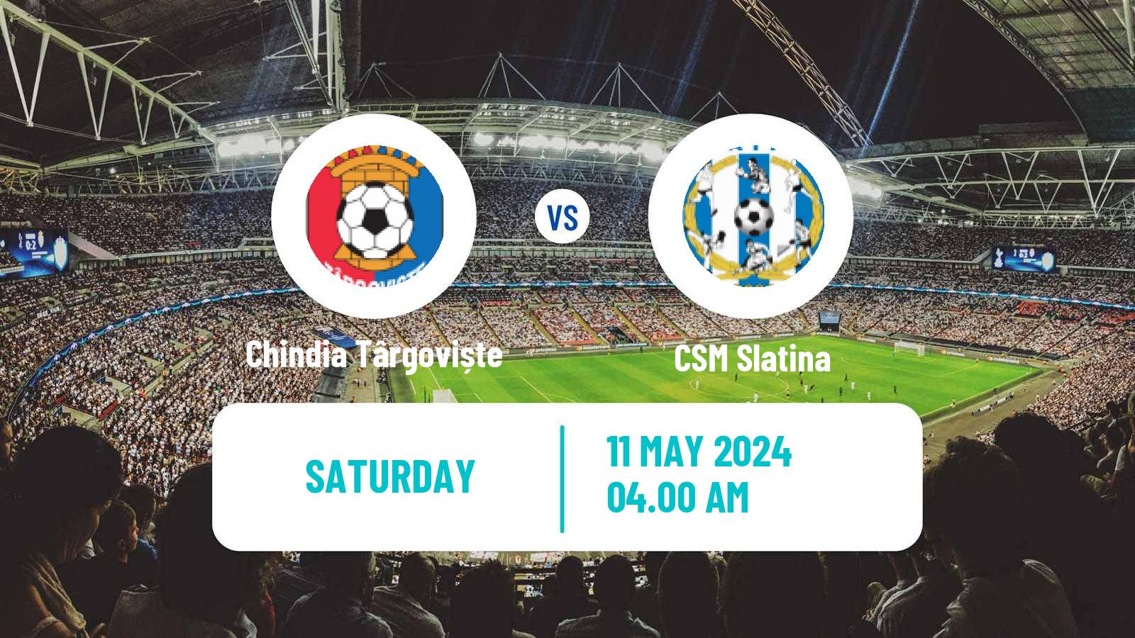 Soccer Romanian Division 2 Chindia Târgoviște - CSM Slatina
