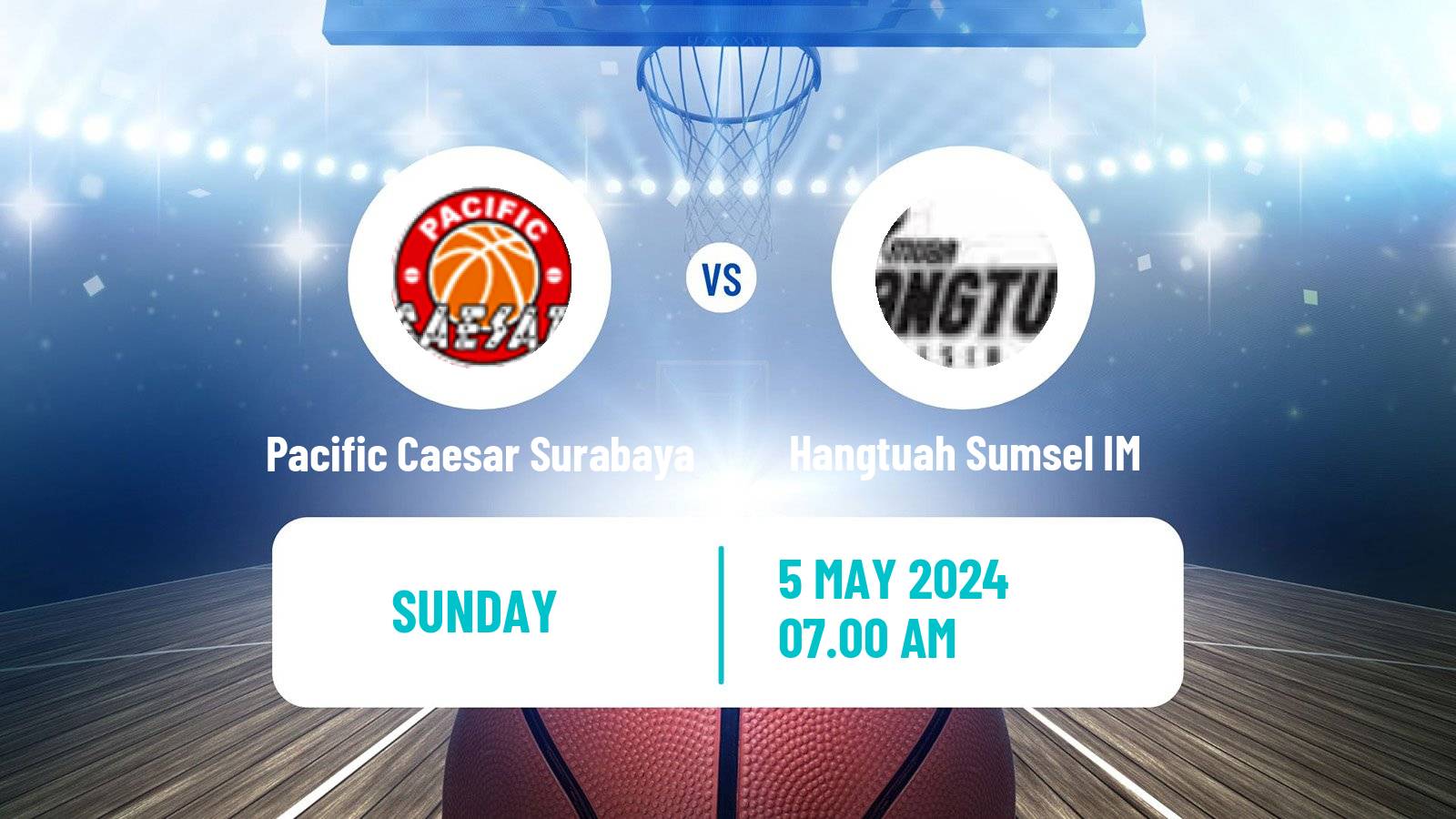 Basketball Indonesian IBL Pacific Caesar Surabaya - Hangtuah Sumsel IM