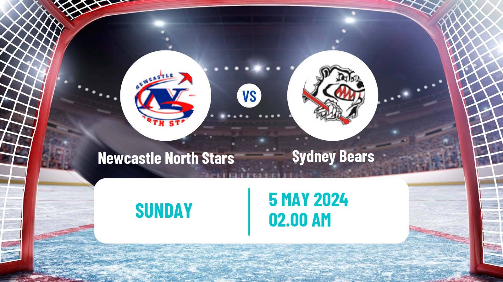 Hockey Australian Ice Hockey League Newcastle North Stars - Sydney Bears