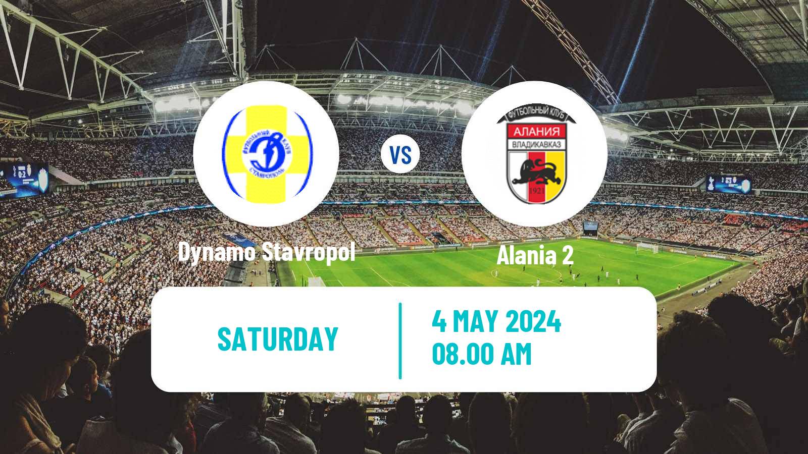 Soccer FNL 2 Division B Group 1 Dynamo Stavropol - Alania 2