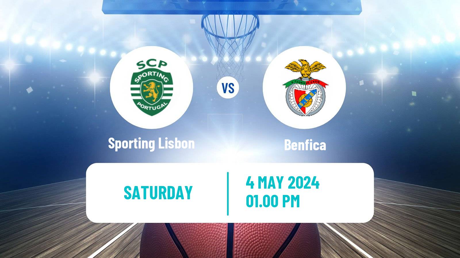 Basketball Portuguese Taca da Liga Basketball Sporting Lisbon - Benfica