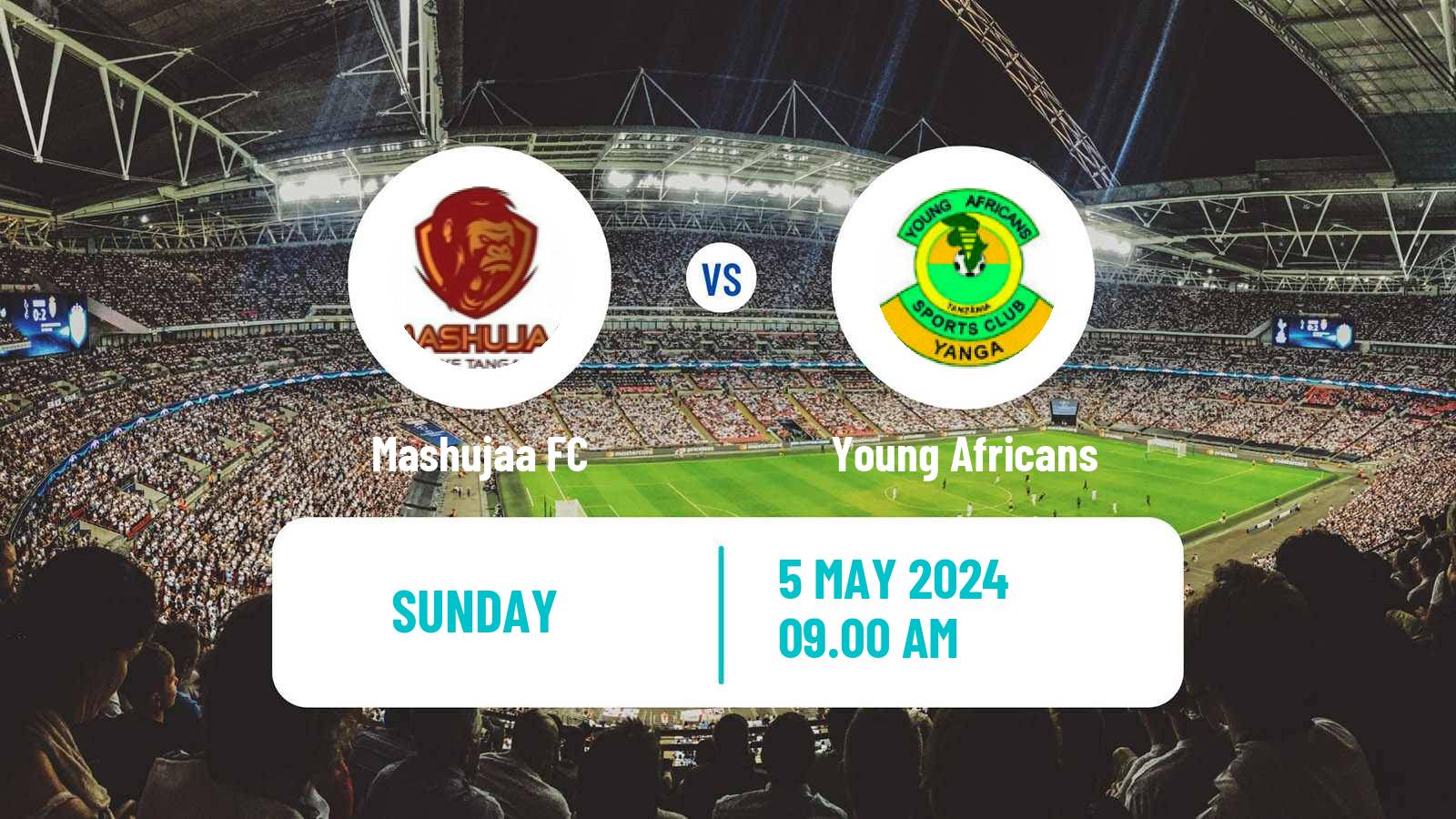 Soccer Tanzanian Premier League Mashujaa - Young Africans