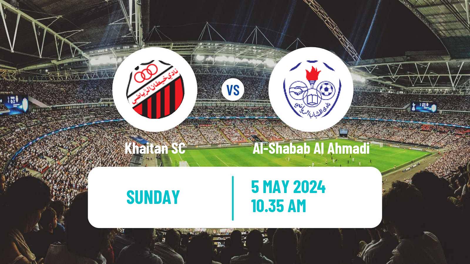 Soccer Kuwaiti Premier League Khaitan - Al-Shabab Al Ahmadi