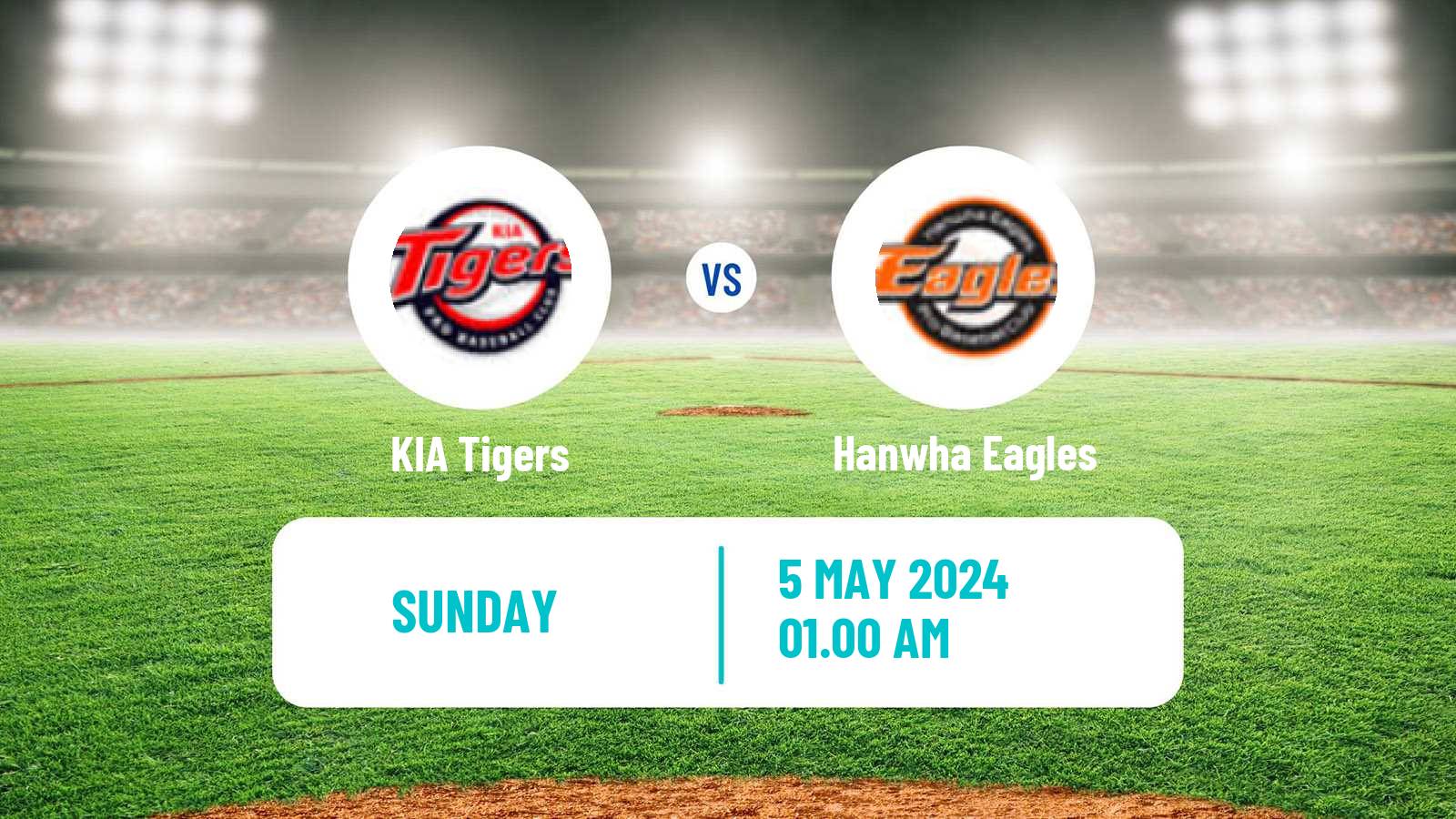 Baseball KBO KIA Tigers - Hanwha Eagles