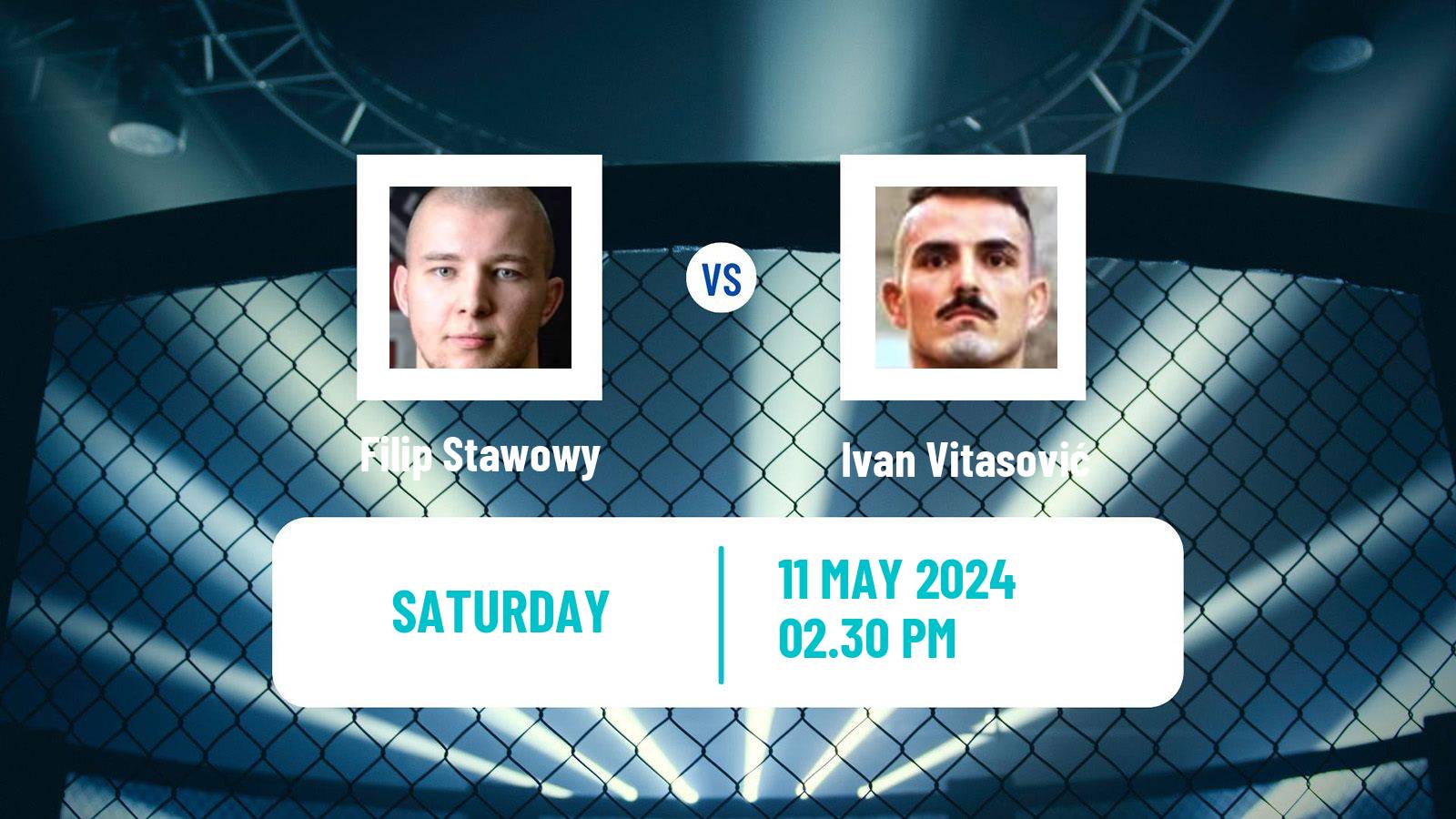 MMA Heavyweight Ksw Men Filip Stawowy - Ivan Vitasović