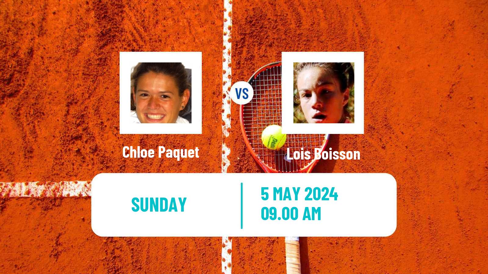 Tennis Saint Malo Challenger Women Chloe Paquet - Lois Boisson