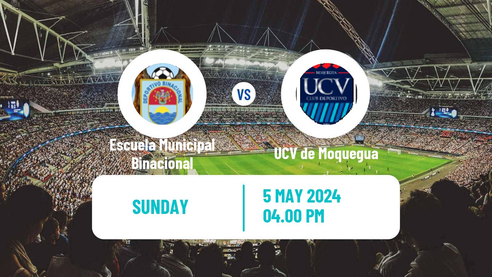 Soccer Peruvian Liga 2 Escuela Municipal Binacional - UCV de Moquegua