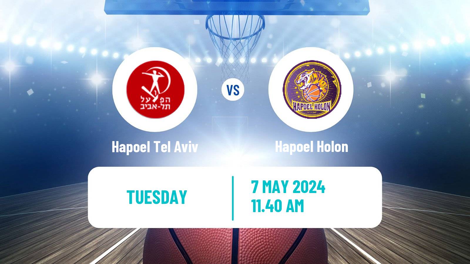 Basketball Israeli Basketball Super League Hapoel Tel Aviv - Hapoel Holon